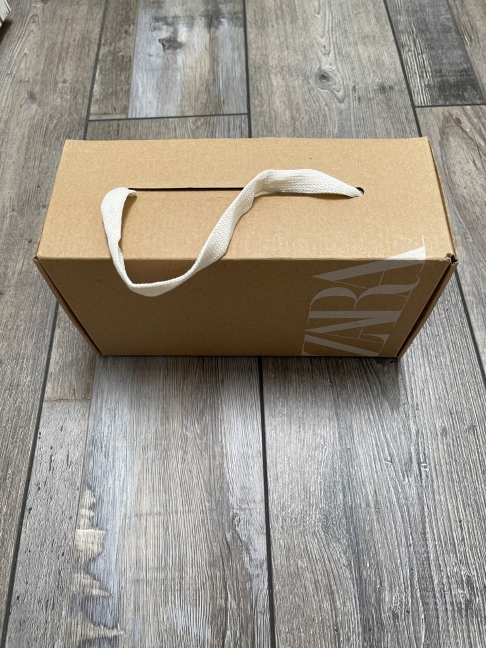 Women Zara Beige Pink Maquilla Square Toe Leather Slide Mules Sandals Heels 7.5 - Picture 5 of 5